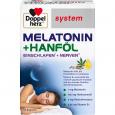 DOPPELHERZ Melatonin+Hanföl system Kapseln