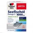 DOPPELHERZ Seefischöl Omega-3 1.000 mg+Fols.Kaps.