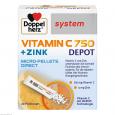 DOPPELHERZ Vitamin C 750 Depot system Pellets