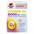 DOPPELHERZ Vitamin D3 2000 I.E. vegan system Tabl.