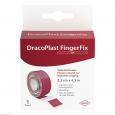 DRACOPLAST FingerFix 2,5 cmx4,5 m m.Wundk.rot
