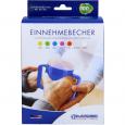 EINNEHMEBECHER o.Griff+Deckel 12mm milchig