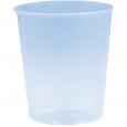 EINNEHMEGLAS Kunststoff 30 ml blau