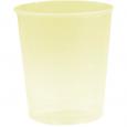 EINNEHMEGLAS Kunststoff 30 ml gelb