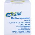 ERENA Mullkompr.7,5x7,5 cm steril 8fach