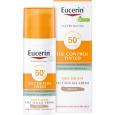 EUCERIN Sun Oil Control tinted Creme LSF 50+ mitt.
