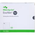 EXUFIBER Ag+ 10x10 cm gelbild.Faserverb.m.Silber