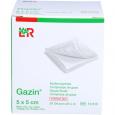 GAZIN Mullkomp.5x5 cm steril 8fach