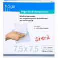 HÖGA-KOMPRESSEN 7,5x7,5 cm steril 8fach
