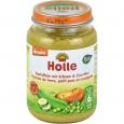HOLLE Kartoffeln mit Erbsen und Zucchini