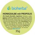 HONIGSALBE mit Propolis
