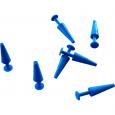 KATHETERSTOPFEN steril 13 mm blau