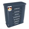 KERPERS Pillendose 7-Tage grau/blau