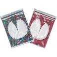 LÄTZCHEN waschbar f.Kinder Textil m.Folie farbig
