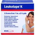 LEUKOTAPE K 2,5 cm hautfarben