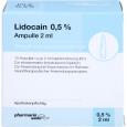 LIDOCAIN pharmarissano Ampulle 0,5% 2 ml Inj.-Lsg.