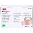 MICROPORE Vliespfl.2,5cmx9,1m haut 1533-1