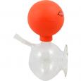 MILCHPUMPE FRANK Hand m.Auffangbeh.Glas m.Abl.