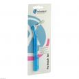 MIRADENT Interd.Pic-Brush Set 1Halt+1Bü.tran.blau