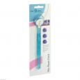 MIRADENT Plaquetest Mira2+Spiegel blau transparent