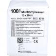 MULLKOMPRESSEN 10x10 cm unsteril 8fach