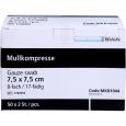MULLKOMPRESSEN 7,5x7,5 cm steril