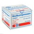 MULLKOMPRESSEN ES 10x10 cm unsteril 8fach