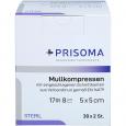 MULLKOMPRESSEN Prisoma 5x5 cm steril 8fach