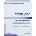 MULLKOMPRESSEN Prisoma 7,5x7,5 cm steril 8fach