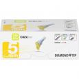 MYLIFE Clickfine Pen-Nadeln 5 mm 31 G Diamond Tip