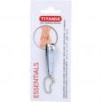 NAGELKNIPSER ca.5,5 cm mit Kette TITANIA