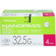 NANOPASS 32,5 Pen Kanüle 0,22x4 mm