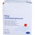 PEHA SCHLITZKOMPRESSEN 10x10 cm steril