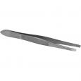 PINZETTE schräg rostfrei 3 mm 9 cm