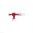 POLYWAY-Pro Dreiwegehahn rot