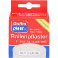 ROLLENPFLASTER Flex 2,5 cmx10 m trp.Euroaufhänger
