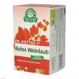 ROTES WEINLAUB mit Pfefferminz Tee Dr.KOTTAS Fbtl.
