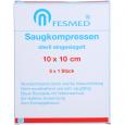 SAUGKOMPRESSEN steril FESMED 10x10 cm
