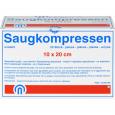 SAUGKOMPRESSEN unsteril 10x20 cm