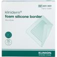 SCHAUMVERBAND Silikon 10x10 cm haftend