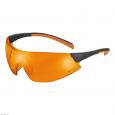 SCHUTZBRILLE UV 525 Antikratz+-beschlag orange