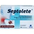 SEPTOLETE m.Cola-Geschmack 3mg/1mg Lutschtabletten