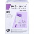 SICHERHEITS-LANZETTEN Acti-Lance lite 28 G