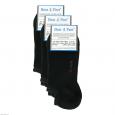 SILBERSOCKEN kurz Gr.L schwarz