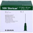 STERICAN Kanülen Luer-Lok 0,80x40 mm Gr.2 grün