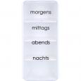 TABLETTENDOSE morgens/mittags/abends/nachts