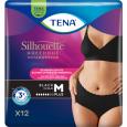TENA SILHOUETTE Plus M black Inkontinenz Pants