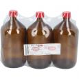 VERALFLASCHE braun 1000 ml m.Gießring u.Verschl.