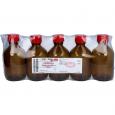VERALFLASCHE braun 200 ml m.Gießring u.Verschl.