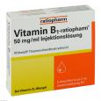 VITAMIN B1-RATIOPHARM 50 mg/ml Inj.Lsg.Ampullen